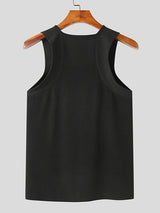 Mens Solid Casual Knit Sleeveless Vest SKUK21211