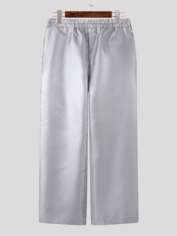 Mens Sparkle Solid Color Long Pant SKUK74906