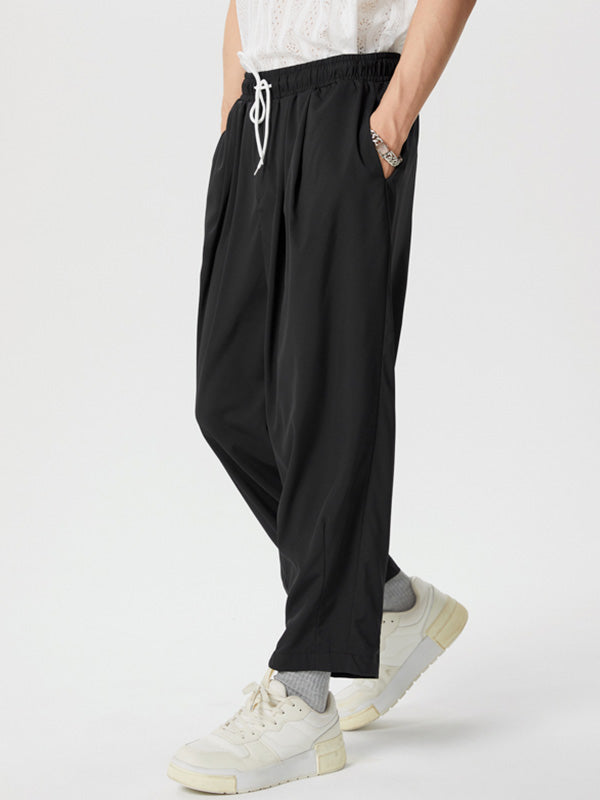 Männer Retro Casual Wide Leg Loose Yoga Hose SKUE68618