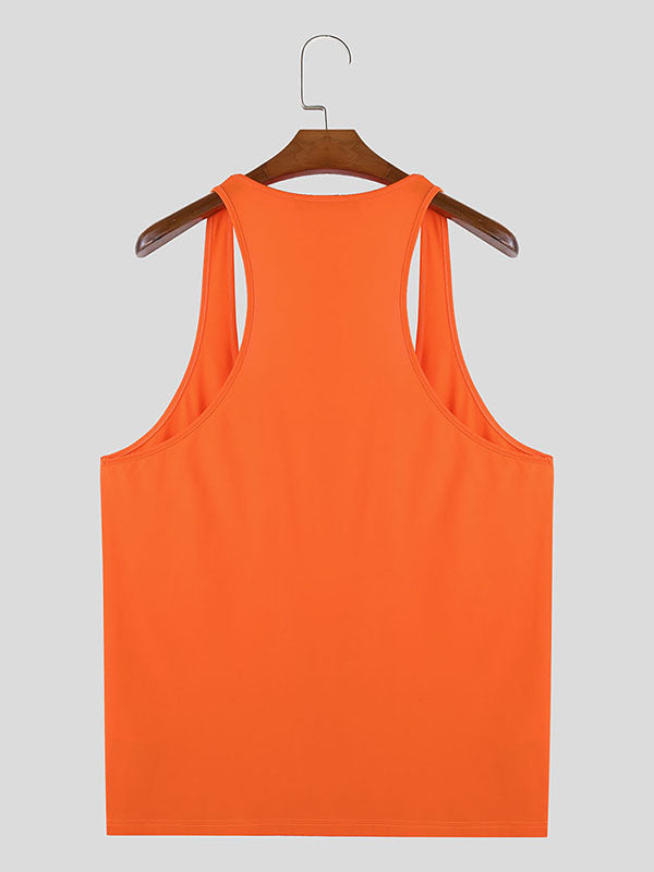 Mens Sexy Deep U-Neck Sleeveless Tank SKUK65091