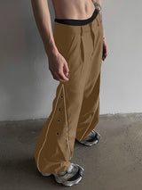 Mens Solid Color Deconstructed Long Pant SKUK76971