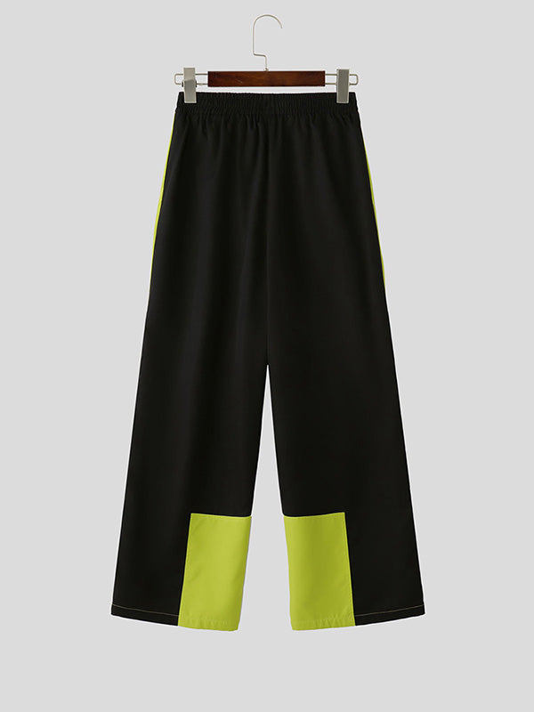 Mens Loose Color-Block Spliced Pant SKUK88052