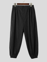 Mens Multi-Button Design Striped Pant SKUK80389