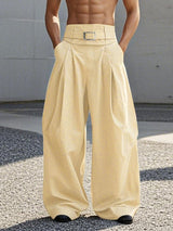 Mens Loose High-Waist Wide-Leg Pant SKUK93667