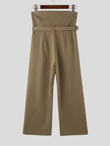 Mens High-Waisted Wide-Leg Casual Pant SKUK93592