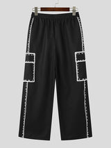 Mens Dotted Line Design Casual Pant SKUK70416