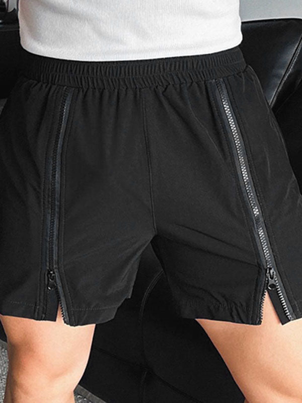 Mens Lightweight Zip Detail Ultra Short Short SKUK72255