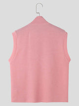 Mens Metal Ring Detail Knit Sleeveless Tank SKUK71198