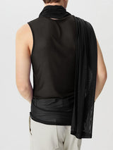 Mens Mesh Sheer Fitted Sleeveless Tank SKUK66761