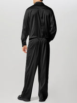 Mens Reflective Zipper Long-Sleeve Jumpsuit SKUK79641