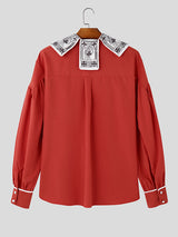 Mens Poker Print Long-Sleeve Shirt SKUK79581