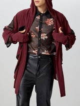 Mens Cut-Out Design Long-Sleeve Cardigan SKUK85854