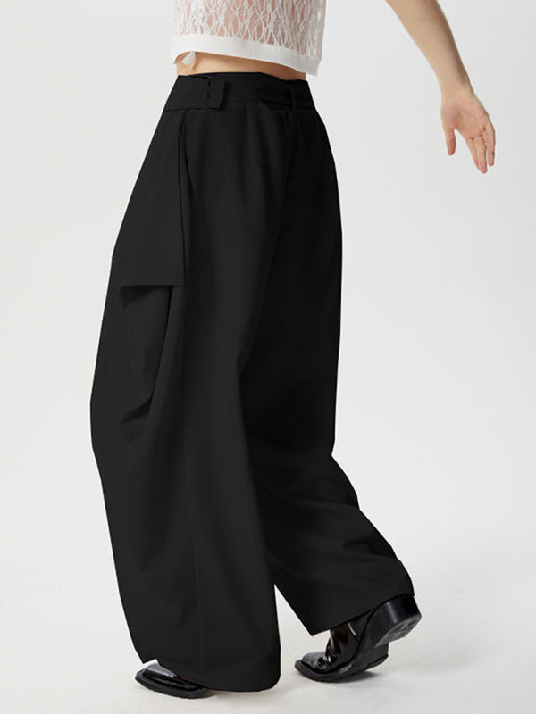 Mens Solid Color Oversized Design Long Pant SKUK61154