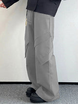 Mens Fashion Minimalist Pocket Long Pant SKUK74148