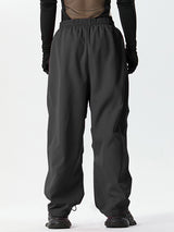 Mens Drawstring Design Solid Casual Cargo Pants SKUK41366