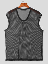 Mens Mesh See Through Two Pieces Outfits SKUK55087