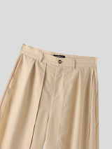 Mens Solid Loose Wide Leg Pants SKUK54947