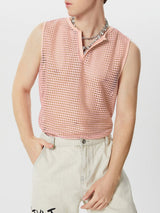 Mens Mesh See Through Sleeveless Vest SKUK51021