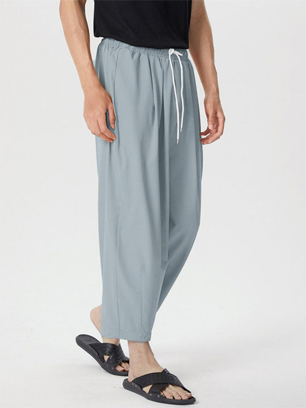 Männer Retro Casual Wide Leg Loose Yoga Hose SKUE68618