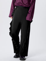 Mens Ruffled Patchwork Design Long Pant SKUK74688