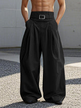 Mens Loose High-Waist Wide-Leg Pant SKUK93667