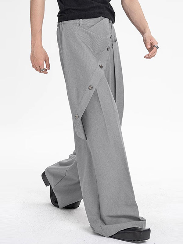 Mens Detachable Deconstructed Design Long Pant SKUK74114