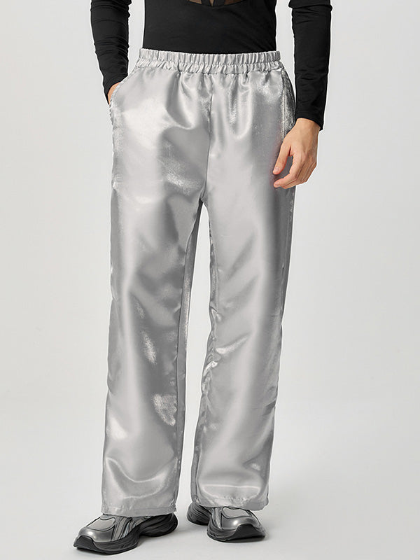 Mens Sparkle Solid Color Long Pant SKUK74906