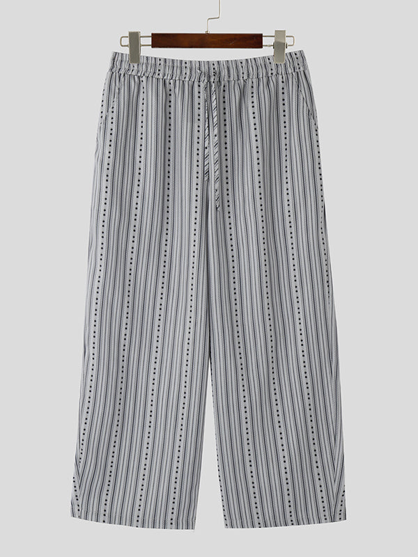 Mens Casual Vertical Striped Long Pant SKUK75373