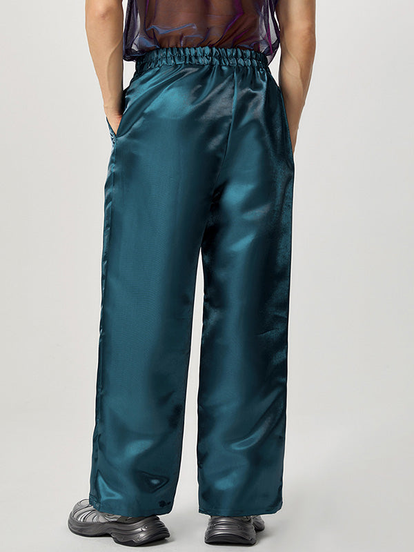 Mens Sparkle Solid Color Long Pant SKUK74906