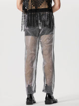 Mens Glitter Mesh See Through Pants SKUK51981