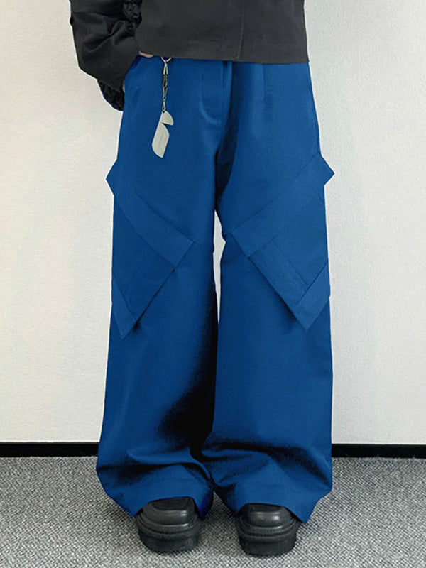 Mens Fashion Minimalist Pocket Long Pant SKUK74148