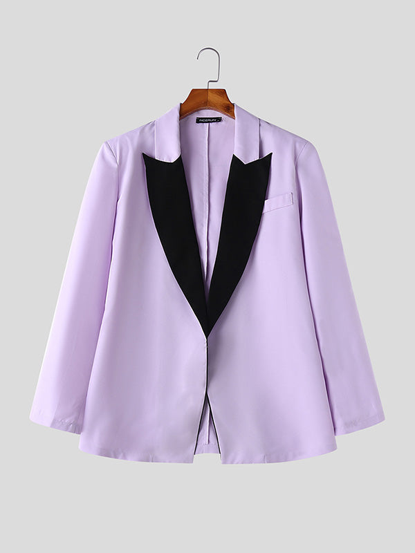 Mens Shoulder Pad Long Sleeve Blazer SKUK80405