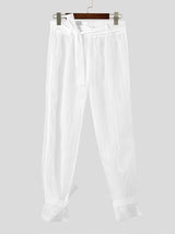 Mens Casual Striped See-Through Pant SKUK62925