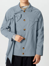 Mens 3D Bowknot Long Sleeve Jacket SKUK78147