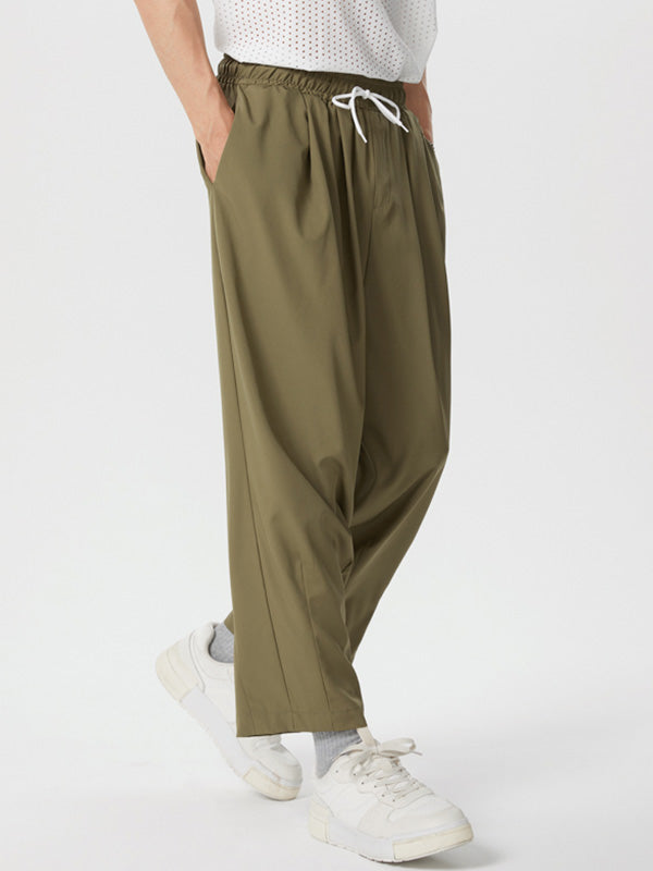 Männer Retro Casual Wide Leg Loose Yoga Hose SKUE68618