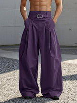 Mens Loose High-Waist Wide-Leg Pant SKUK93667