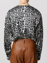 Mens Leopard Print Long-Sleeve Shirt SKUK91579