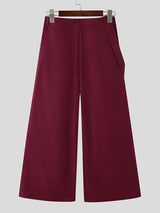 Mens Ruched Design Solid Color Pant SKUK88917