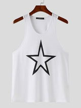 Mens Star Print Sleeveless Tank SKUK69104