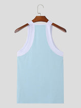 Mens Casual Color Block Sleeveless Tank SKUK68195