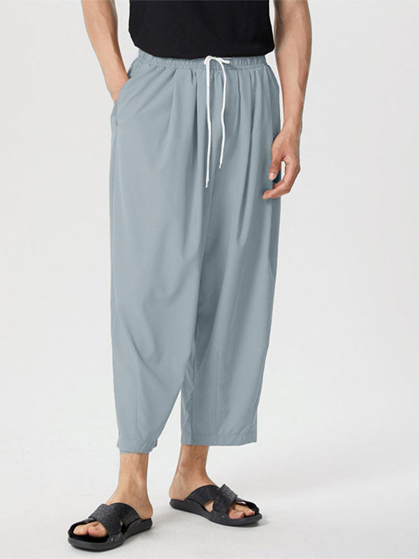 Männer Retro Casual Wide Leg Loose Yoga Hose SKUE68618