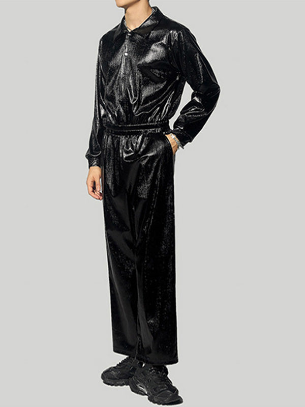 Mens Shiny Elements Two Pieces Outfit SKUK81736