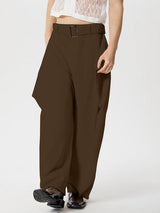 Mens Solid Color Oversized Design Long Pant SKUK61154