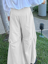 Mens Deconstruction Design Casual Wide Leg Pants SKUK45520