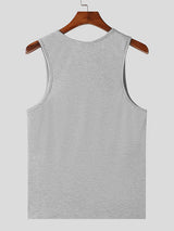 Mens Casual Commuter Fitted Studded Tank SKUK67177