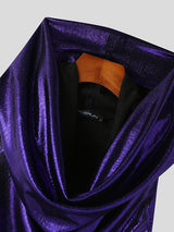 Mens Glitter Cowl Neck Hooded Crop Top SKUK23174