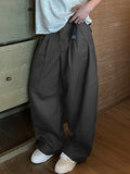 Mens Solid Deconstructive Design Casual Pants SKUK60069