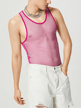 Mens Mesh Sleeveless Vest SKUJ16465