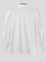 Mens Shirred Puff Sleeve Shirt SKUJ27141