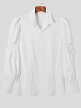 Mens Shirred Puff Sleeve Shirt SKUJ27141